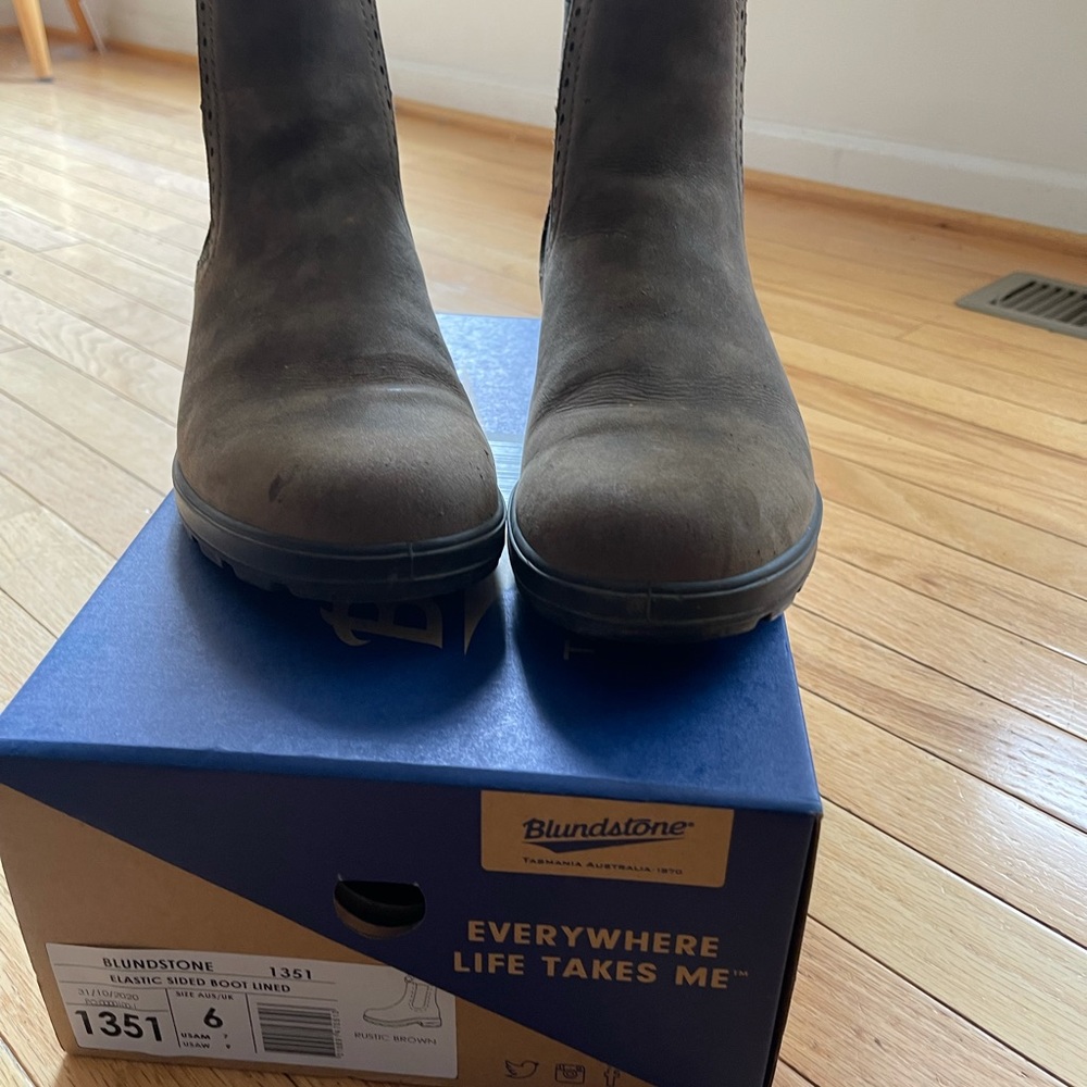 Blundstone 1351 ChelseaBoots Aus6 US 9 RusticBrown